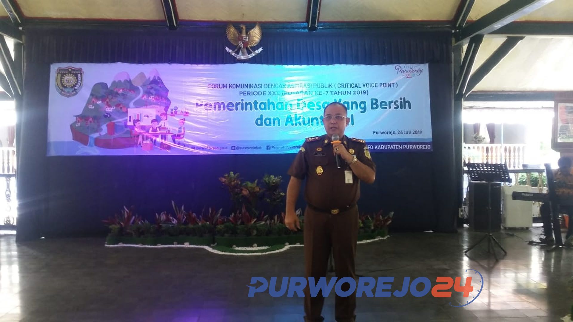 Dalam Acara CVP (24/7/2019), Kajari Purworejo sebut masih banyak penyalahgunaan Dana Desa.