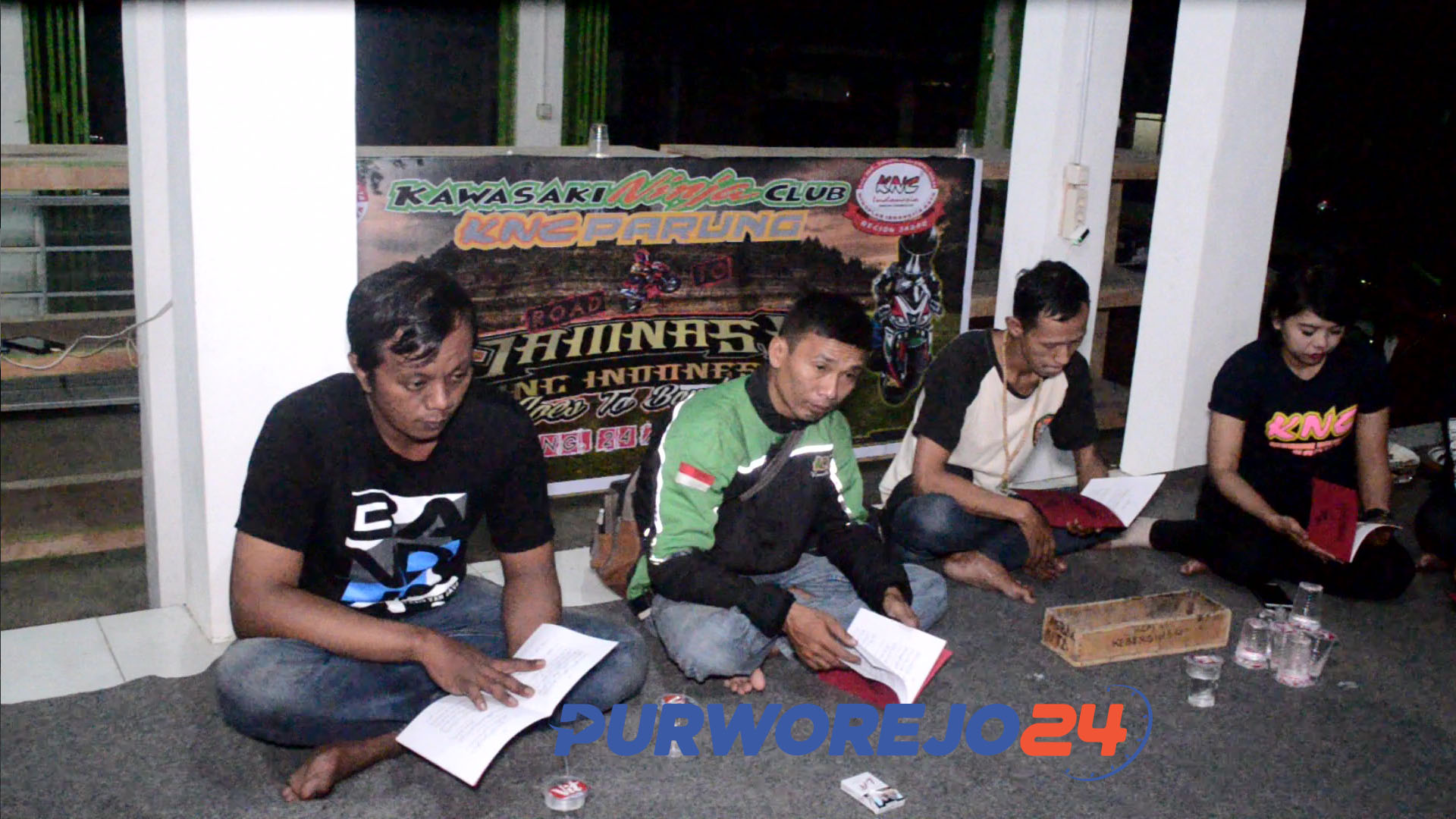 Bikers KNC Parung mengaji di Purworejo.(24/8/2019)