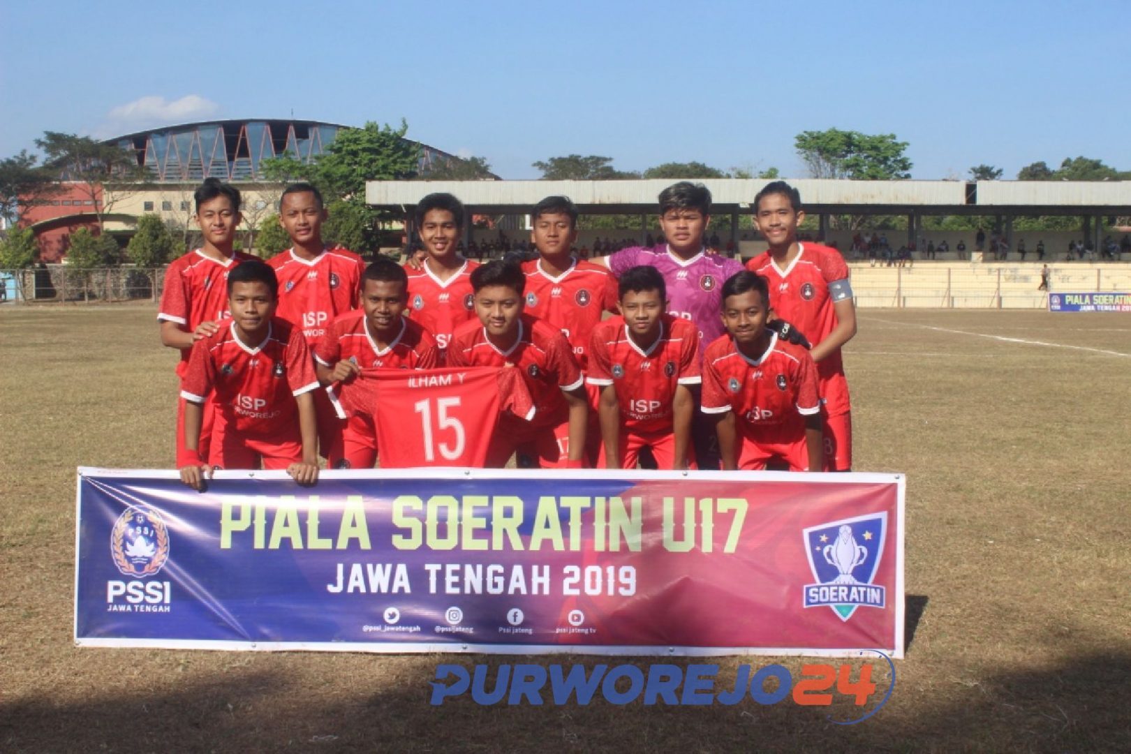 TIm ISP U17 yang melawan PSIW pada kompetisi Piala Suratin (10/8/2019)
