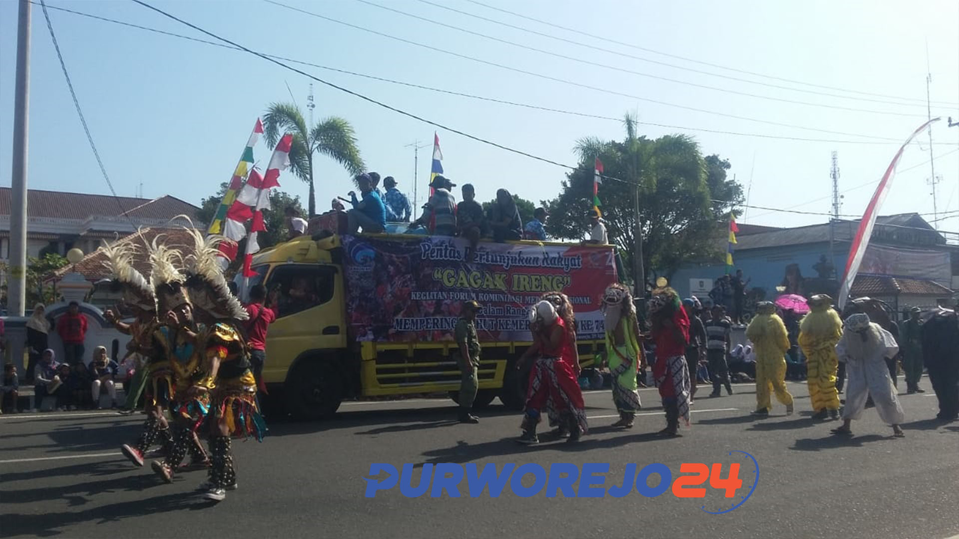 Karnaval umum HUT RI ke 74 Purworejo (20/8/2019)