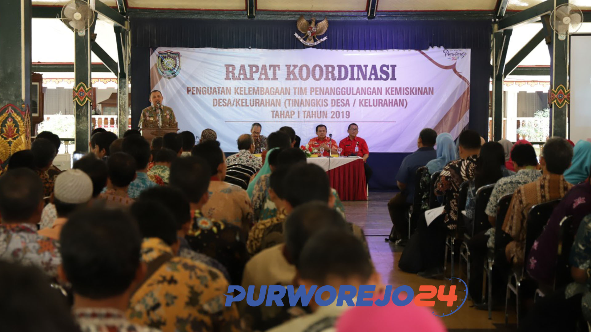 Rakor Tinangkis desa/kelurahan. (22/8/2019)