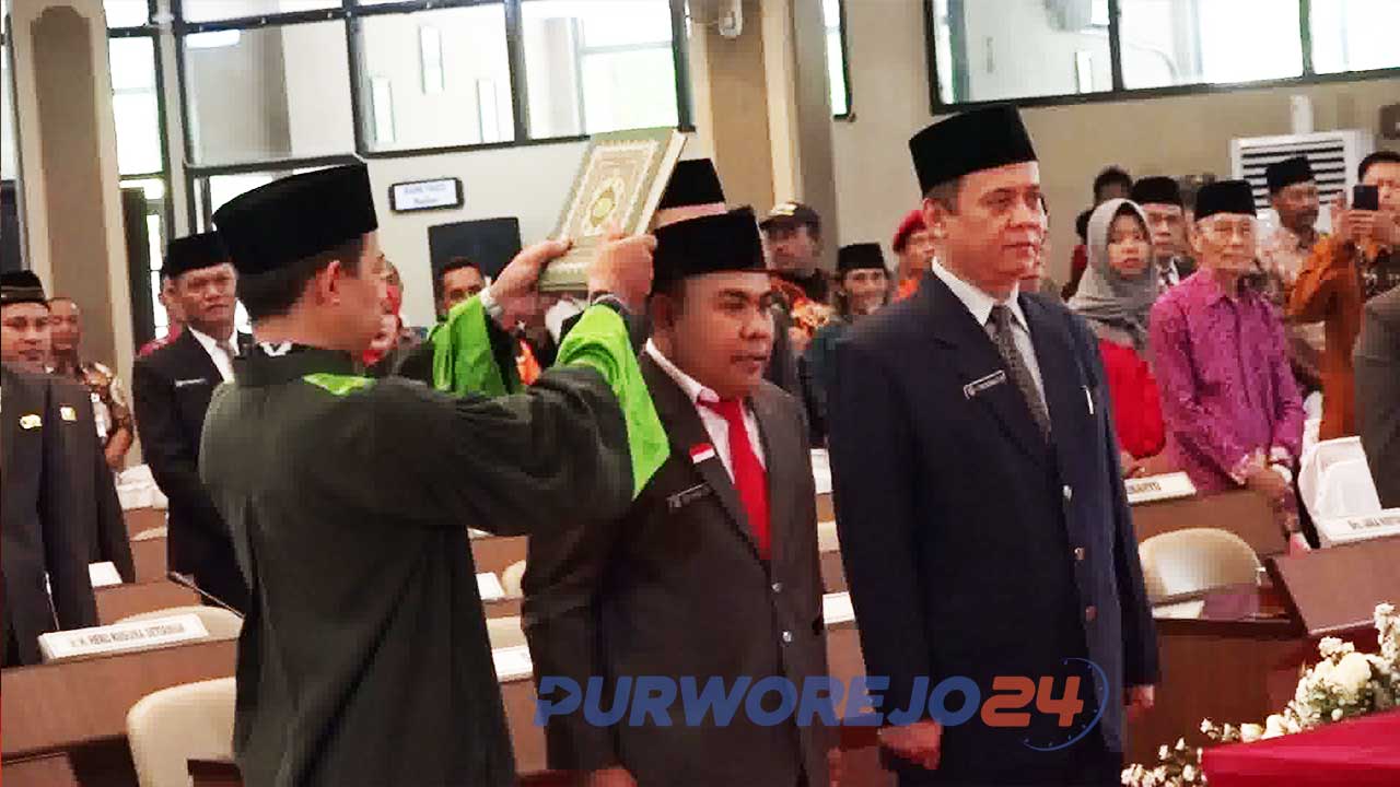 Dua Anggota DPRD Purworejo Ikuti Pelantikan Susulan. (26/9/2019)