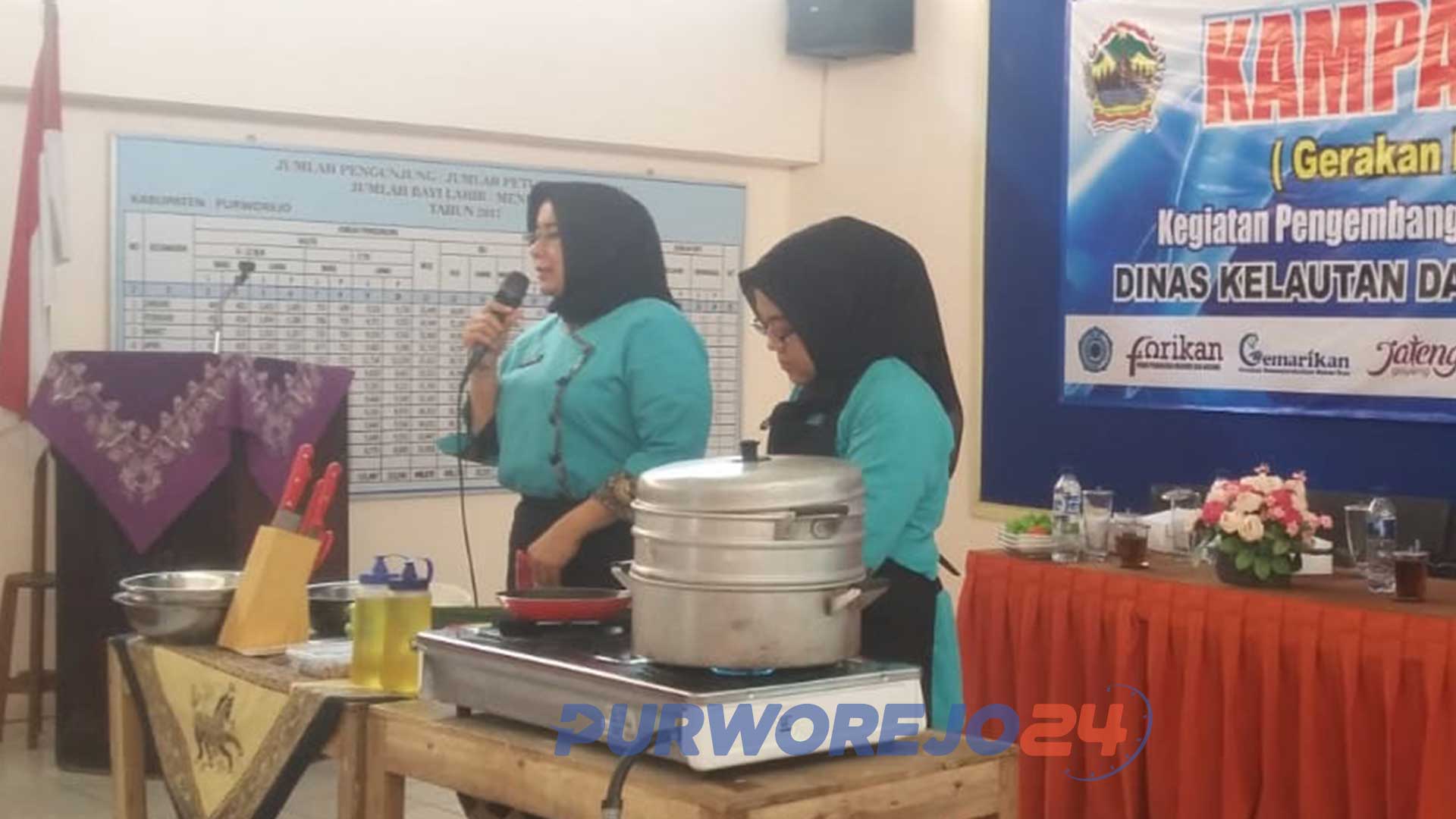 Kampanye Gemarikan di Aula Kantor Darma Wanita Persatuan Kabupaten Purworejo, Kamis (19/9/2019)