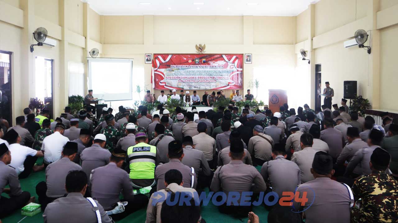 Jelang Pelatikan Presiden, Polres Gelar Doa Bersama