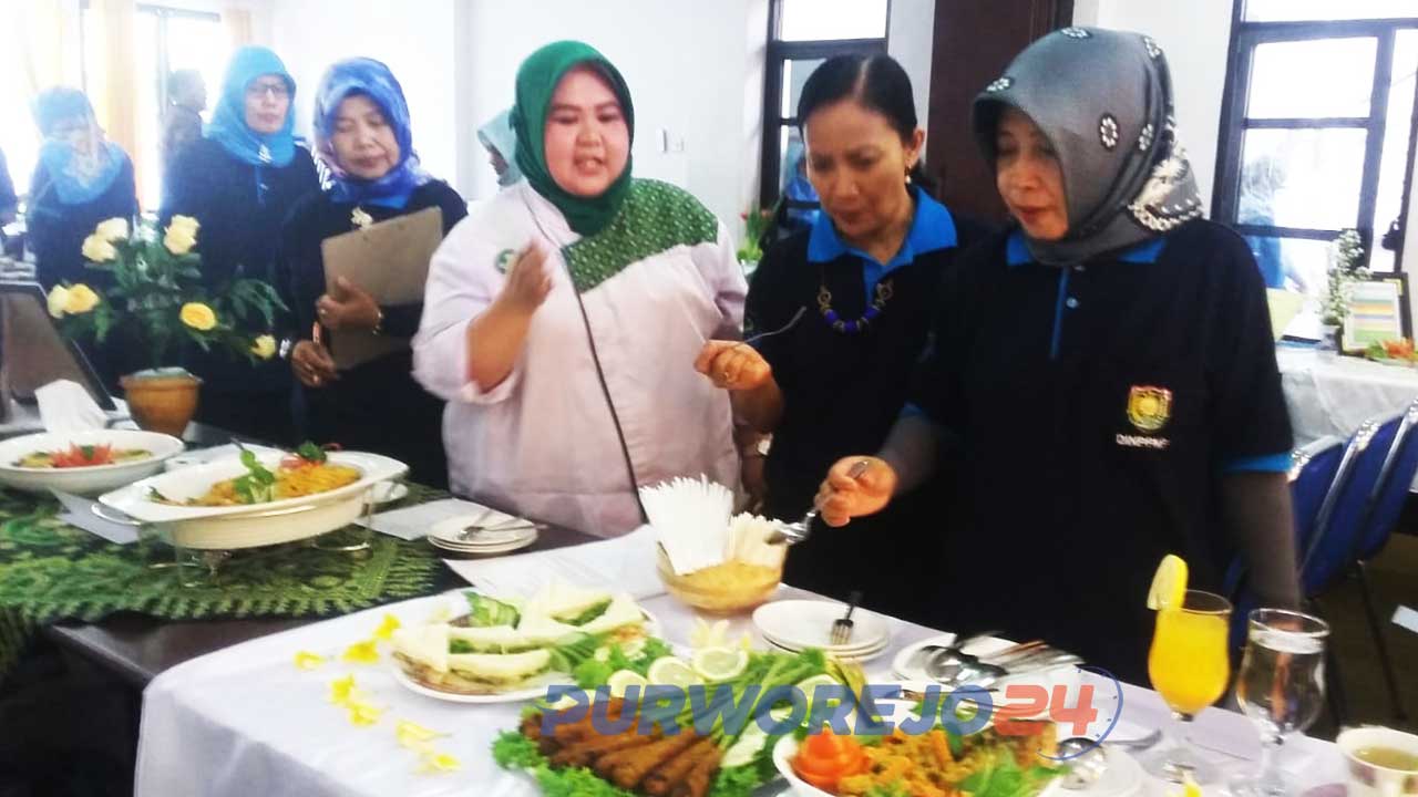 Lomba Masak tingkat Kabupaten yang diselenggarakan Dinas Pertanian Pangan Kelautan dan Perikanan (DPPKP) Kabupaten Purworejo. (24/10/109)