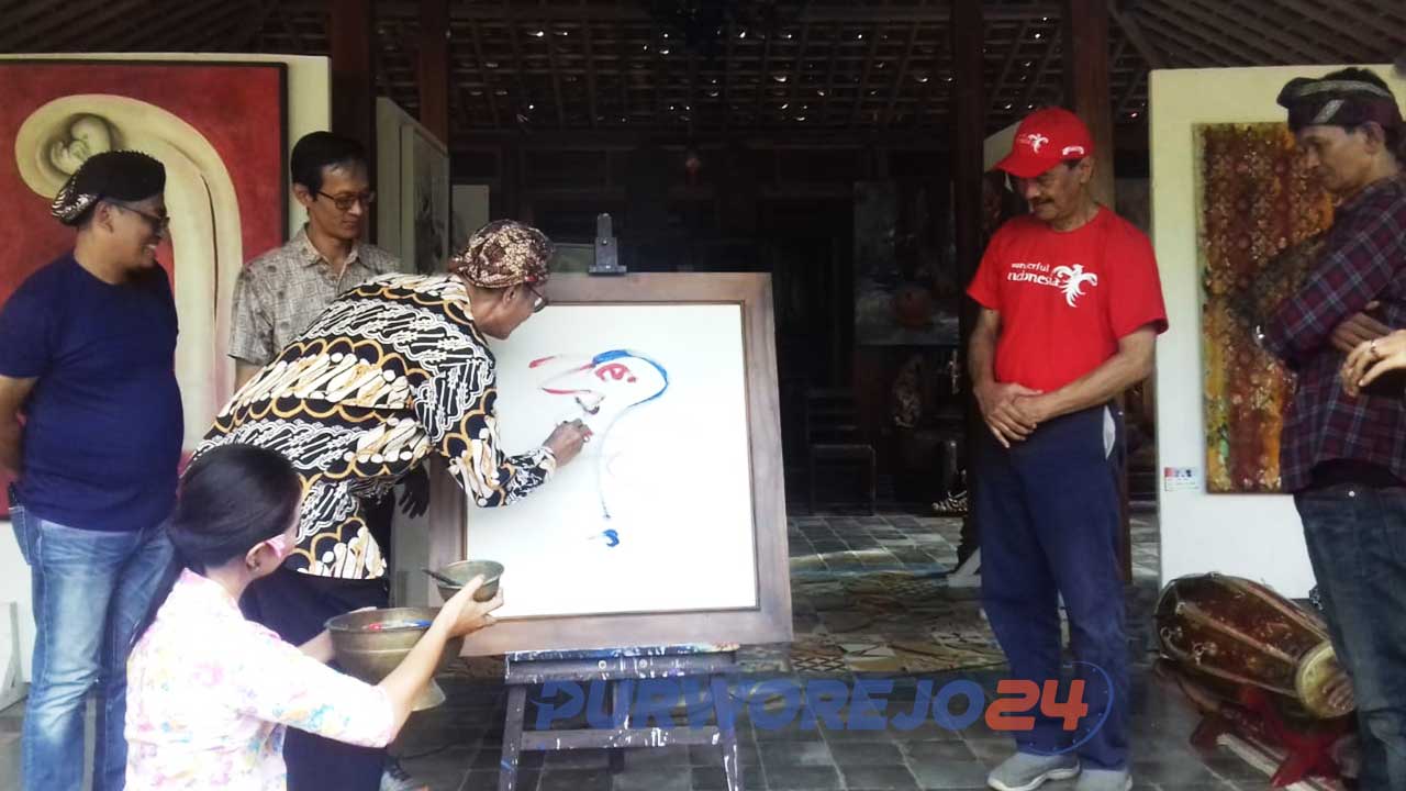 Pembukaan Pameran Seni Rupa DKP. (10/11/2019)