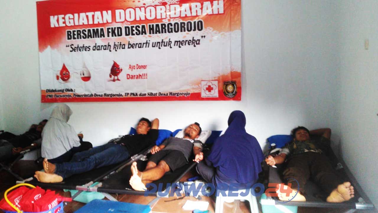 Donor darah di Hargorojo