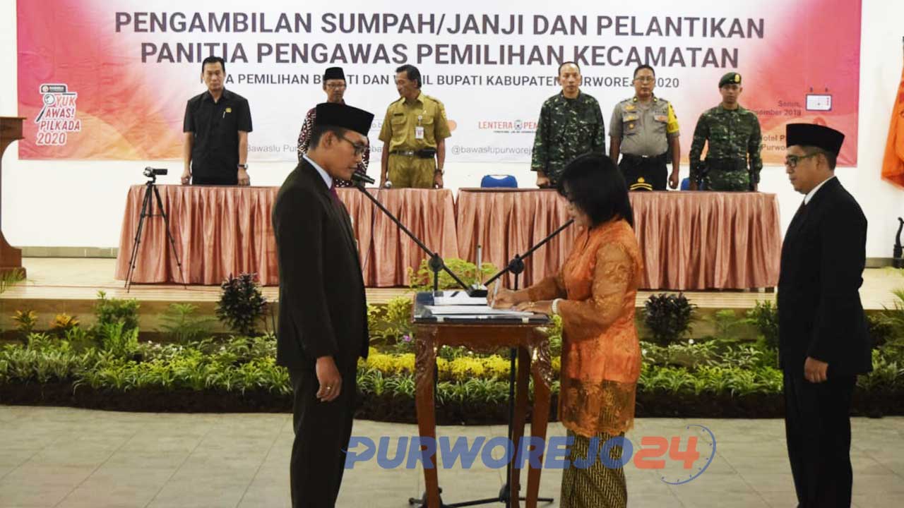 Pelantikan Panwasam Kab Purworejo