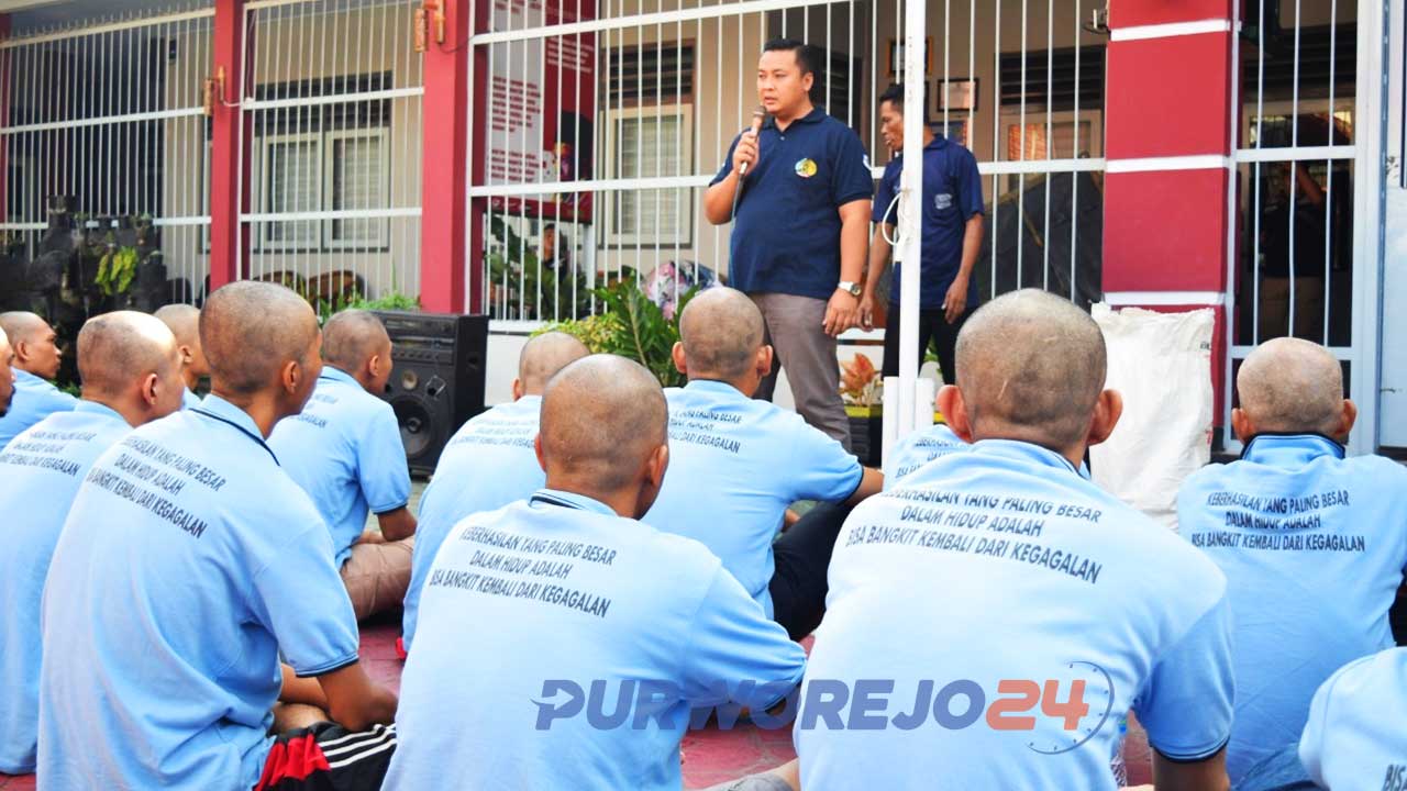 Penerimaan warga binaan pindahan dari Rutan Salemba. (Foto Ist)