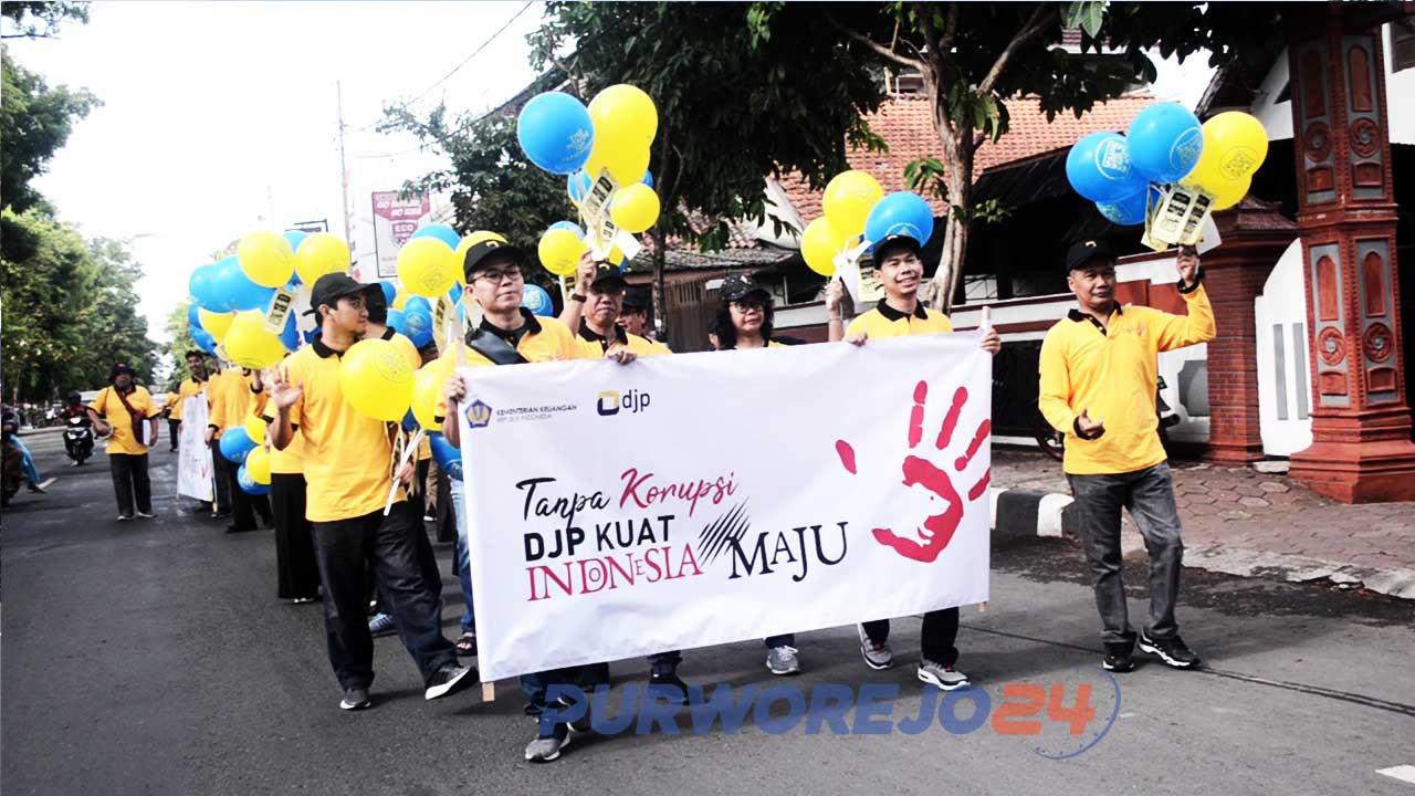 KPP Pratama dan KPPN gelar jalan sehat anti korupsi