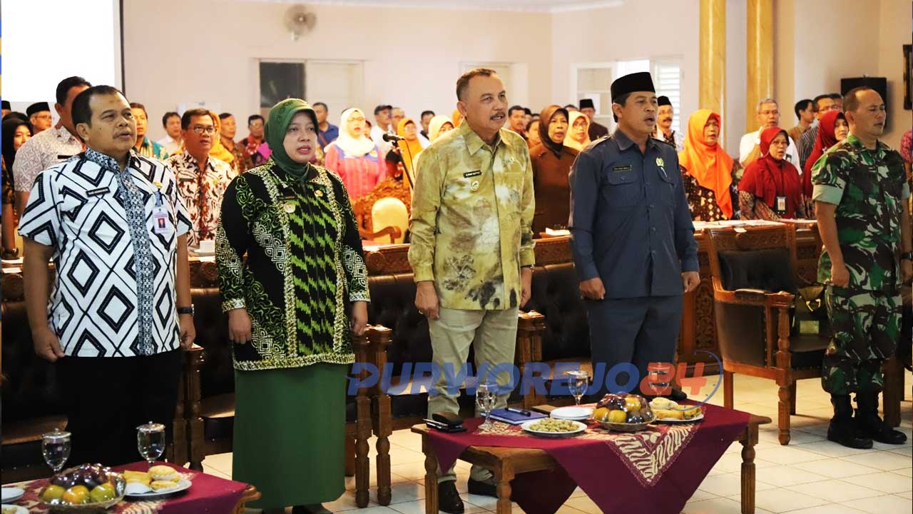 Bupati dalam Musrenbang di Ruang Arahiwang Setda, Kamis (30/1/2020)