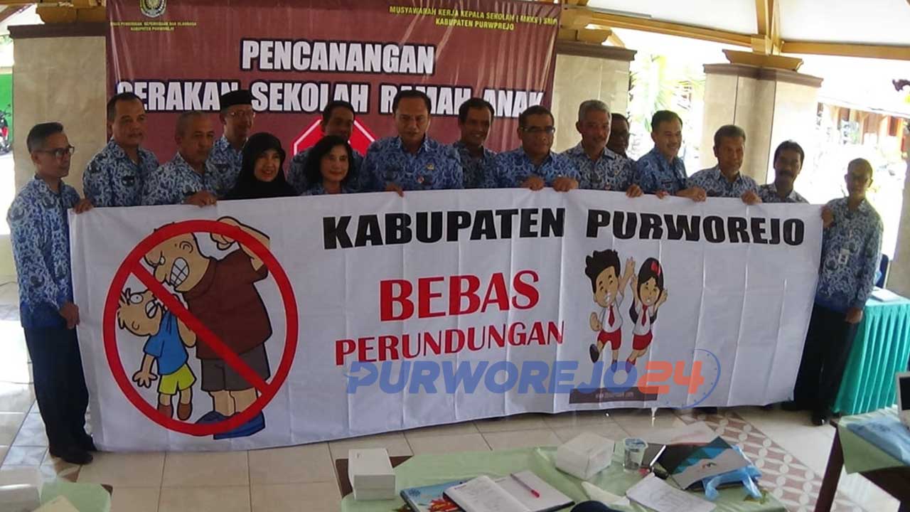 Pencanangan Gerakan Sekolah Ramah Anak. (17/2/2020)