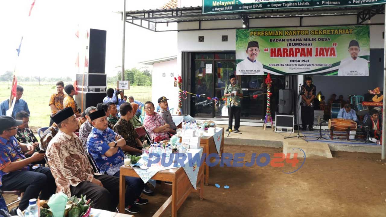 Peresmian BUMDes harapan jaya di Desa Piji, Bagelen