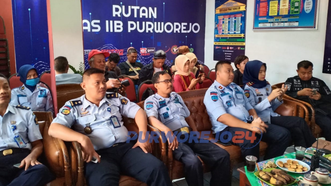 Telekonferensi di Rutan Purworejo