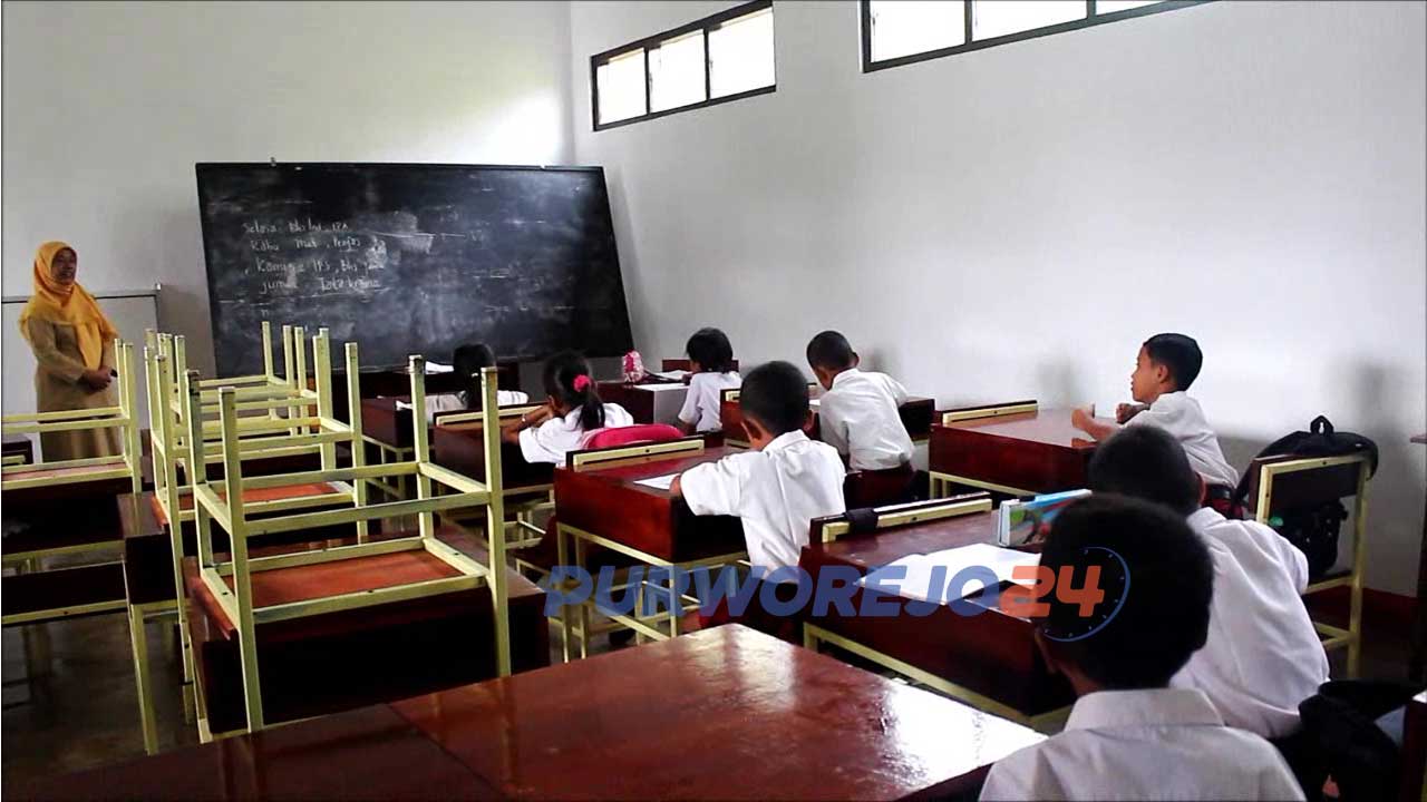 Suasana saat Ujian Nasional SD. (Foto. dok)