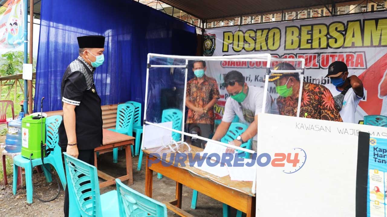 Bupati Purworejo kunjungi Posko Siaga Covid-19 di Loano