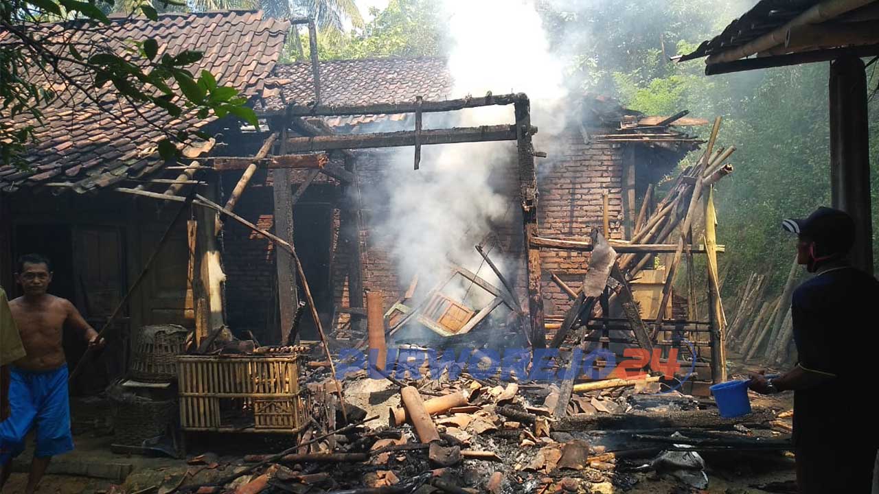 Kebakaran di Desa Tlogokotes, Kecamatan Bagelen, Purworejo