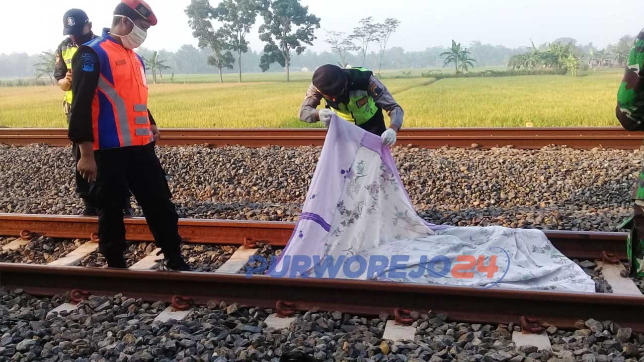 Seorang kakek warga Majir, Butuh tewas tertabrak KA