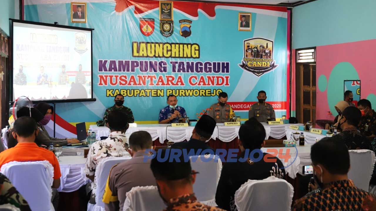 Peresmian Desa Krandegan sebagai Kampung Tangguh Nusantara Candi