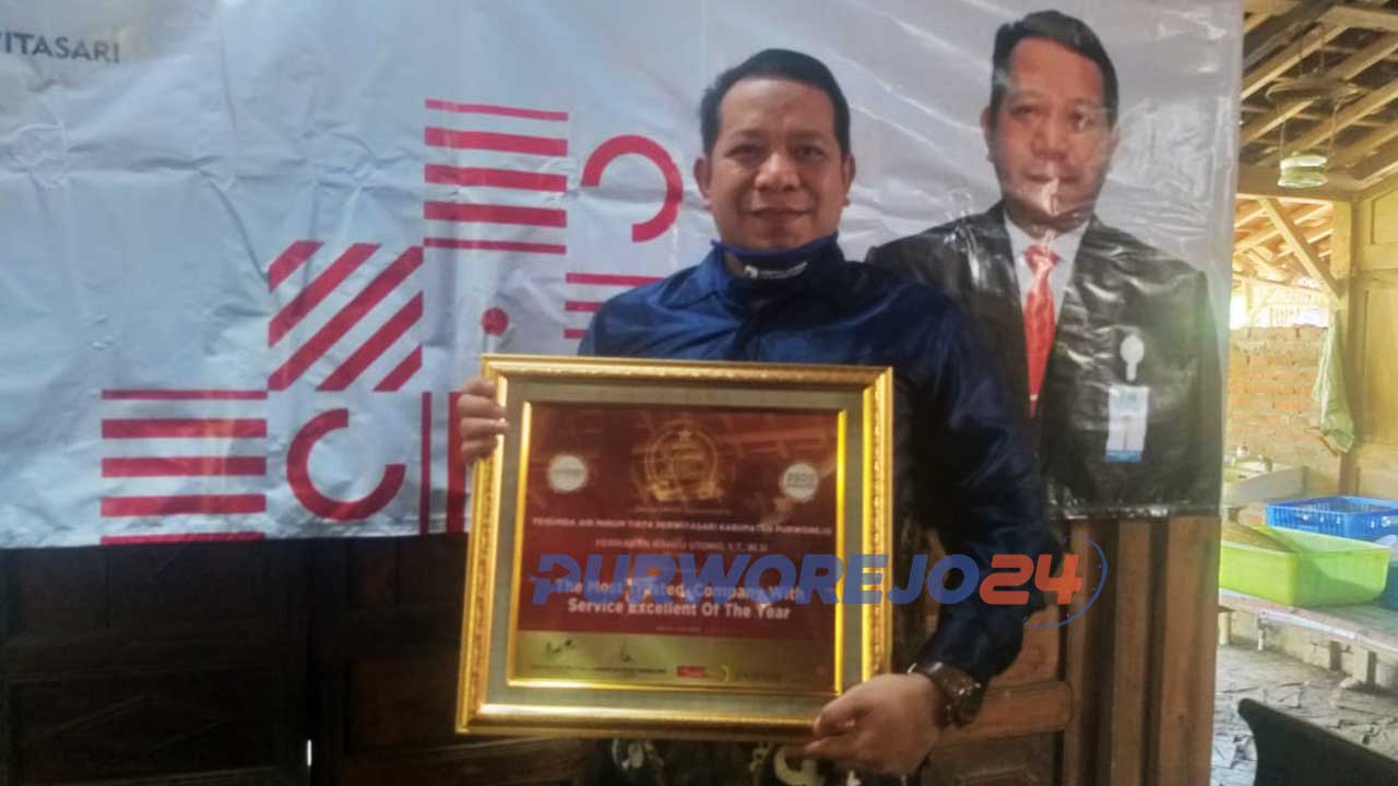 Direktur PDAM Tirta Perwitasari, Hermawan Wahyu Utomo ST MSi