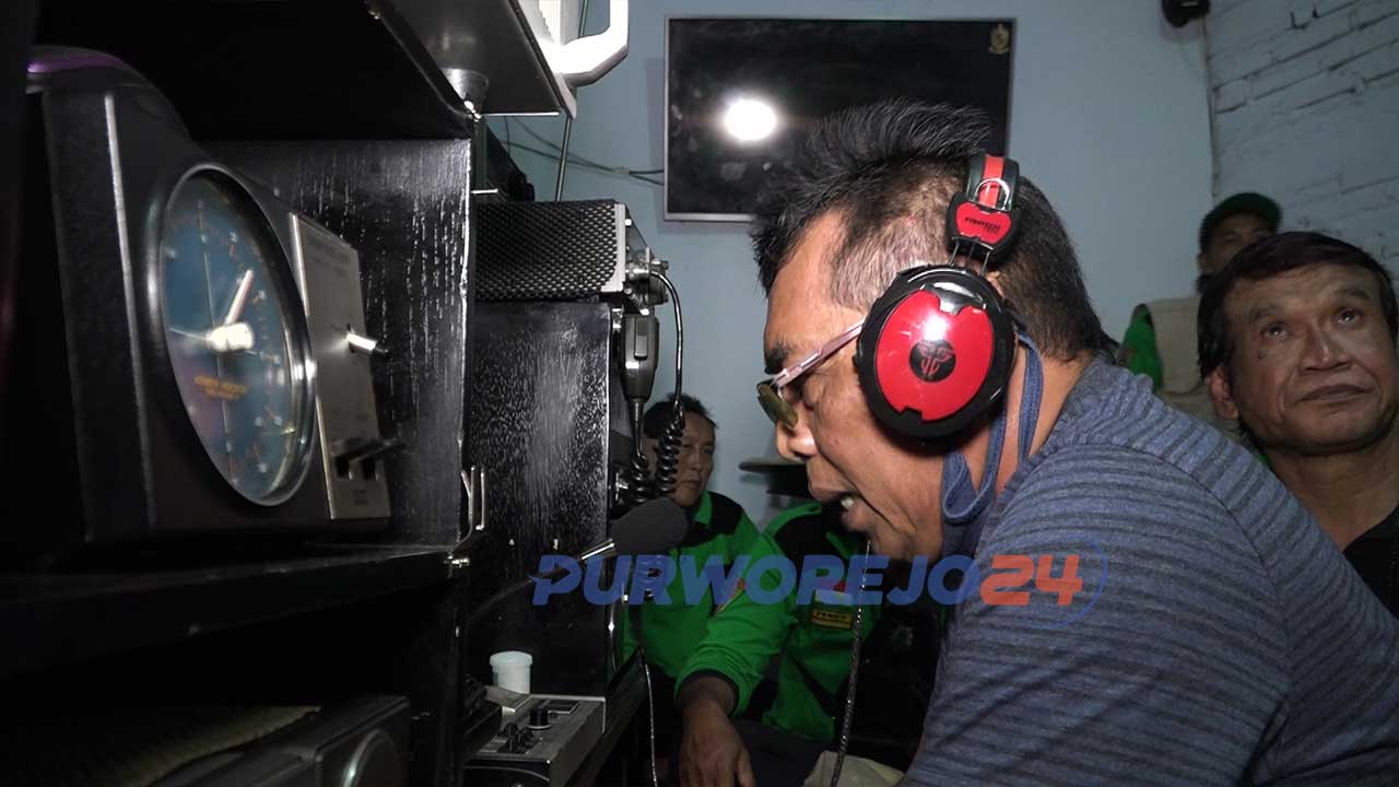 Asisten II Bupati Purworejo, Drs Boedi Harjono saat menyapa anggota RAPI dalamkegiatan NET Rapi lokasl 1 Purworejo. Minggu (13/9/2020)