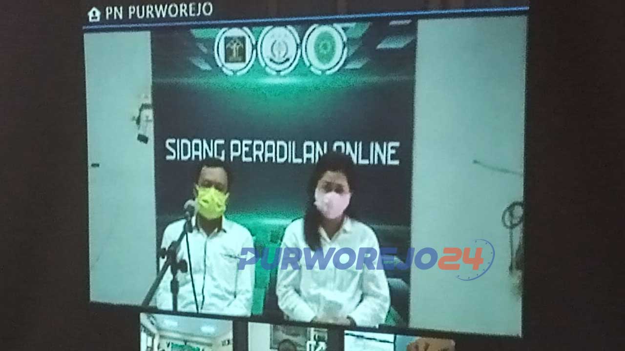 Sidang online perkara Raja dan Ratu KAS. (15/9/2020)