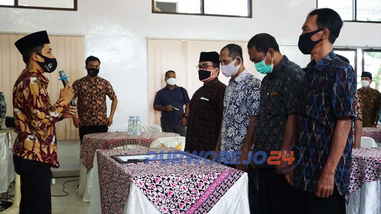 Sosialisasi netralitas kepala desa yang diselenggarakan Bawaslu Purworejo di Hotel Sanjaya Inn, Sabtu (3/10/2020).