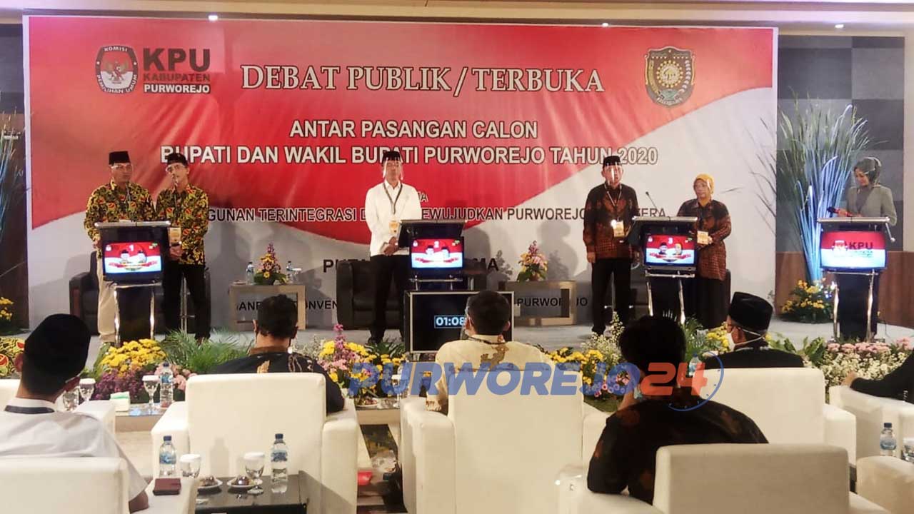 Debat Terbuka Paslon PIlkada Purworejo 2020. (13/11/2020)