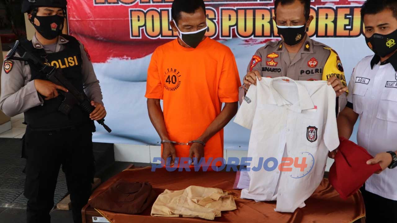 Polres Purworejo menangkap pelaku kasus persetubuhan anak dibawah umur yang terjadi di salah satu SD di Kabupaten Purworejo.