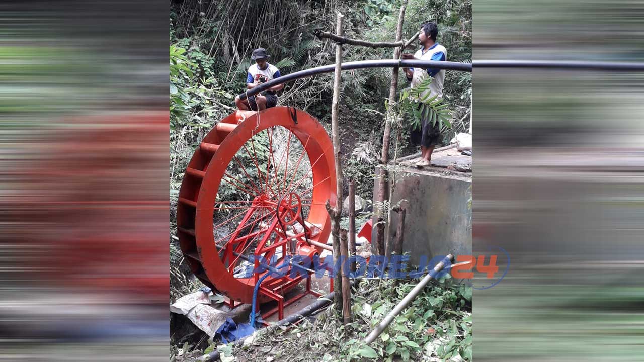 Kreatif, Warga Desa di Purworejo Ini Ciptakan Teknologi Kincir Air Atasi Kesulitan Air Bersih ...
