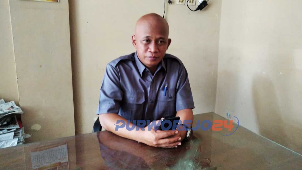 Abdullah saat memberikan keterangan di kantor DPRD kabupaten Purworejo