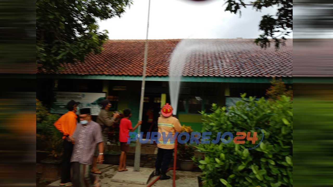 Kebakaran di SDN 1 Cangkrep Lor Purworejo