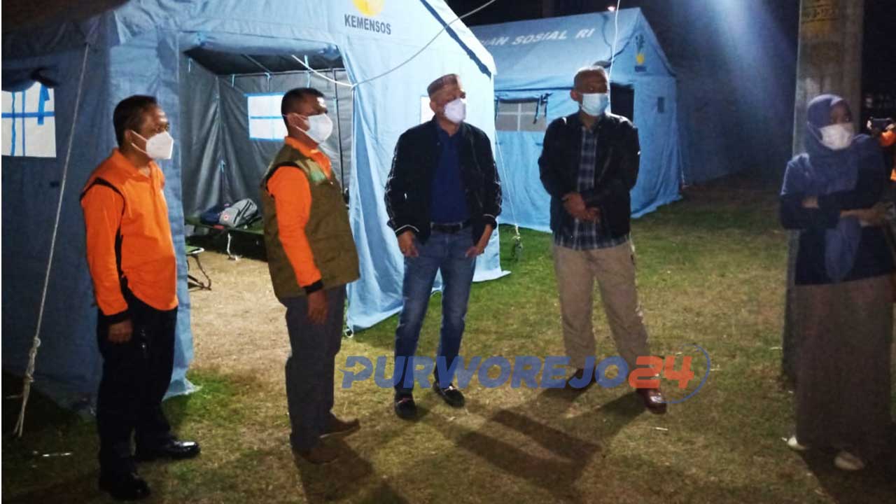 Bupati Purworejo Agus Bastian sidak tempat isoter di GOR Sarwo Edhie