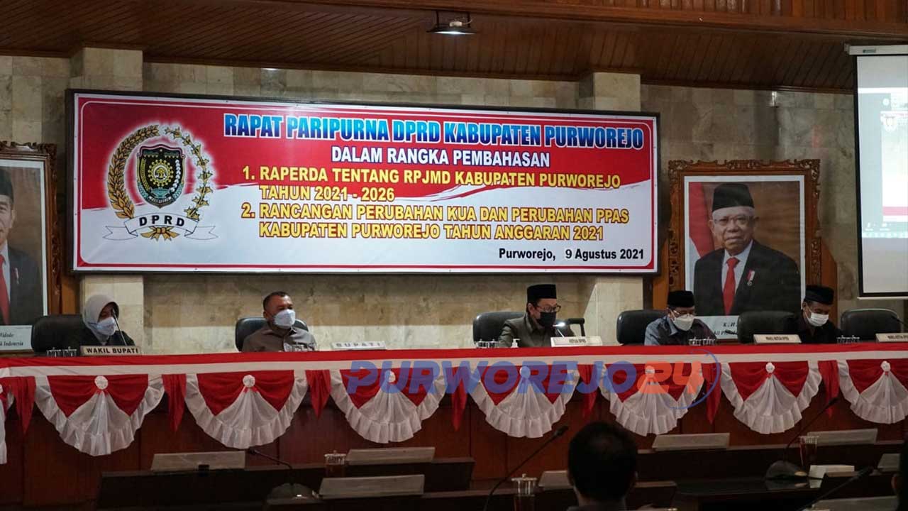 Rapat Paripurna Penetapan RPJMD 2021