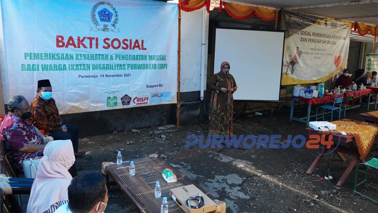Ikatan Disabilitas Purworejo (IDP) melaksanakan pengobatan dan cek kesehatan massal bagi para difabel di Kabupaten Purworejo