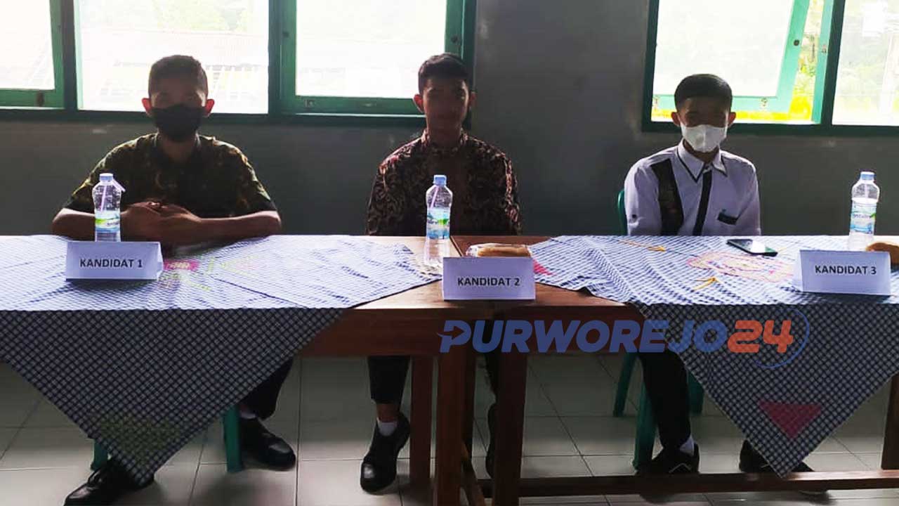 Kandidat dalam Pilketos 2021 yang diadakan SMK N 7 Purworejo