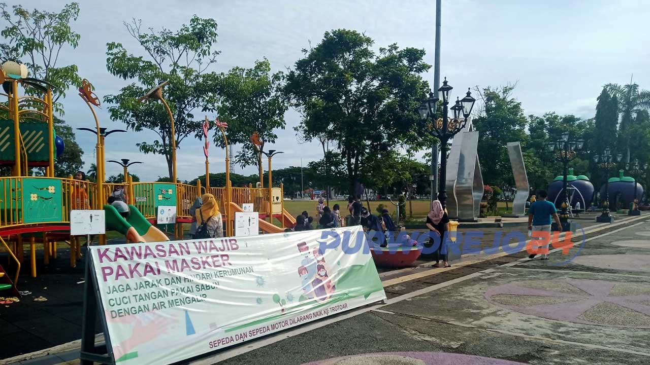Lampu penerangan alun-alun di seluruh wilayah Kabupaten Purworejo akan dimatikan pada malam tahun baru nanti