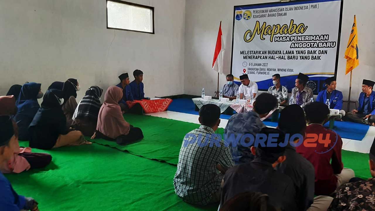 Mapaba PMII Komisariat Ahmad Dahlan diikuti puluhan mahasiswa Purworejo dan Kebumen