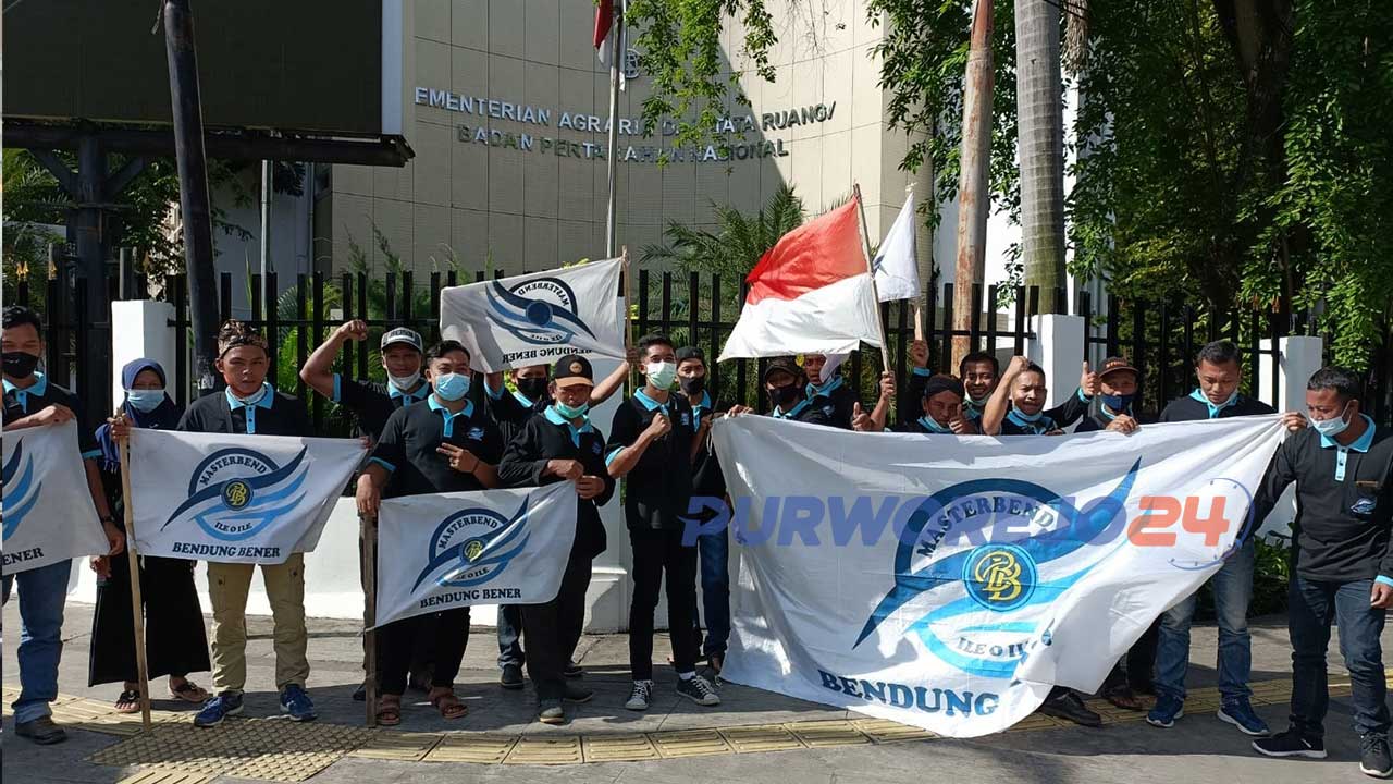 Tanyakan Nasib Tanah Warga yang Belum Terbayar, Masterbend Datangi Kementrian ATR BPN
