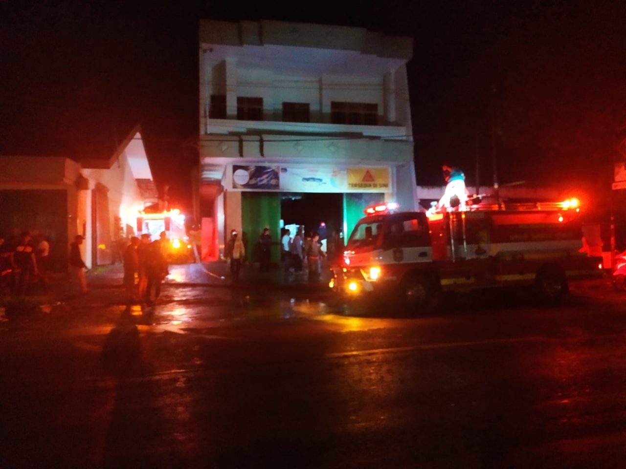 Kebakaran di Toko Bangunan Kutoarjo