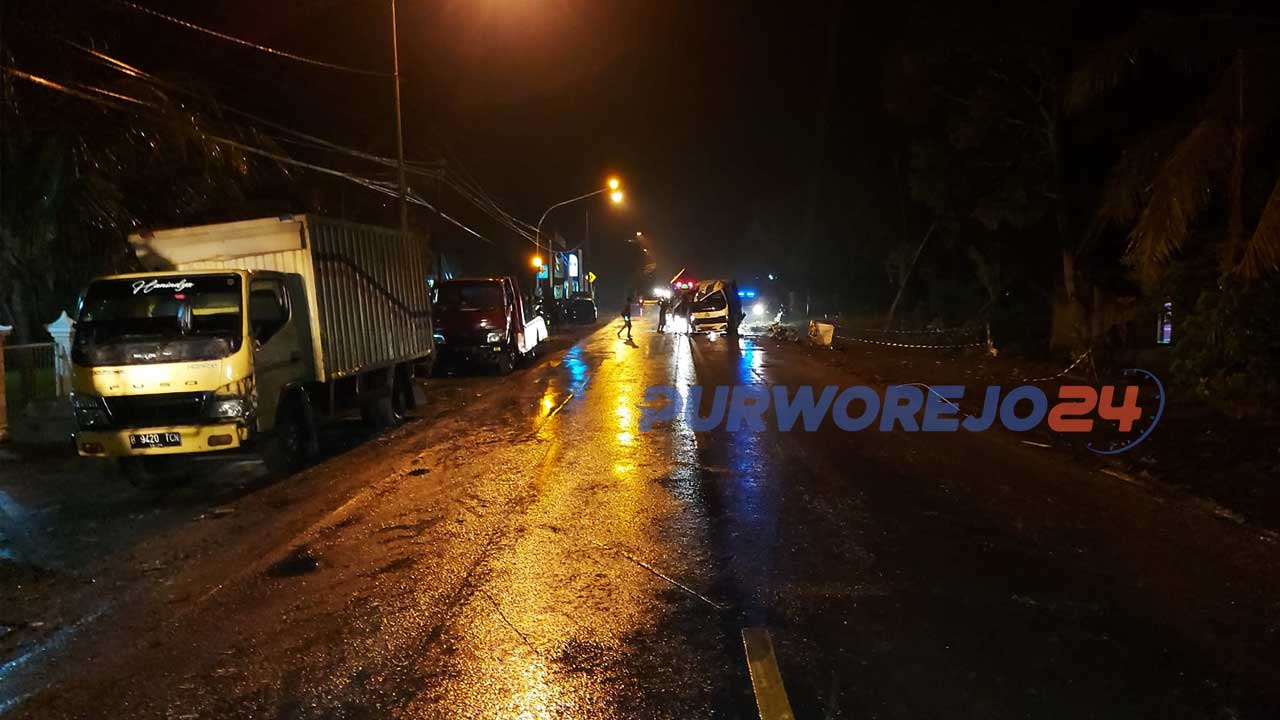 Kecelakaan di jalan Kutoarjo Kebumen