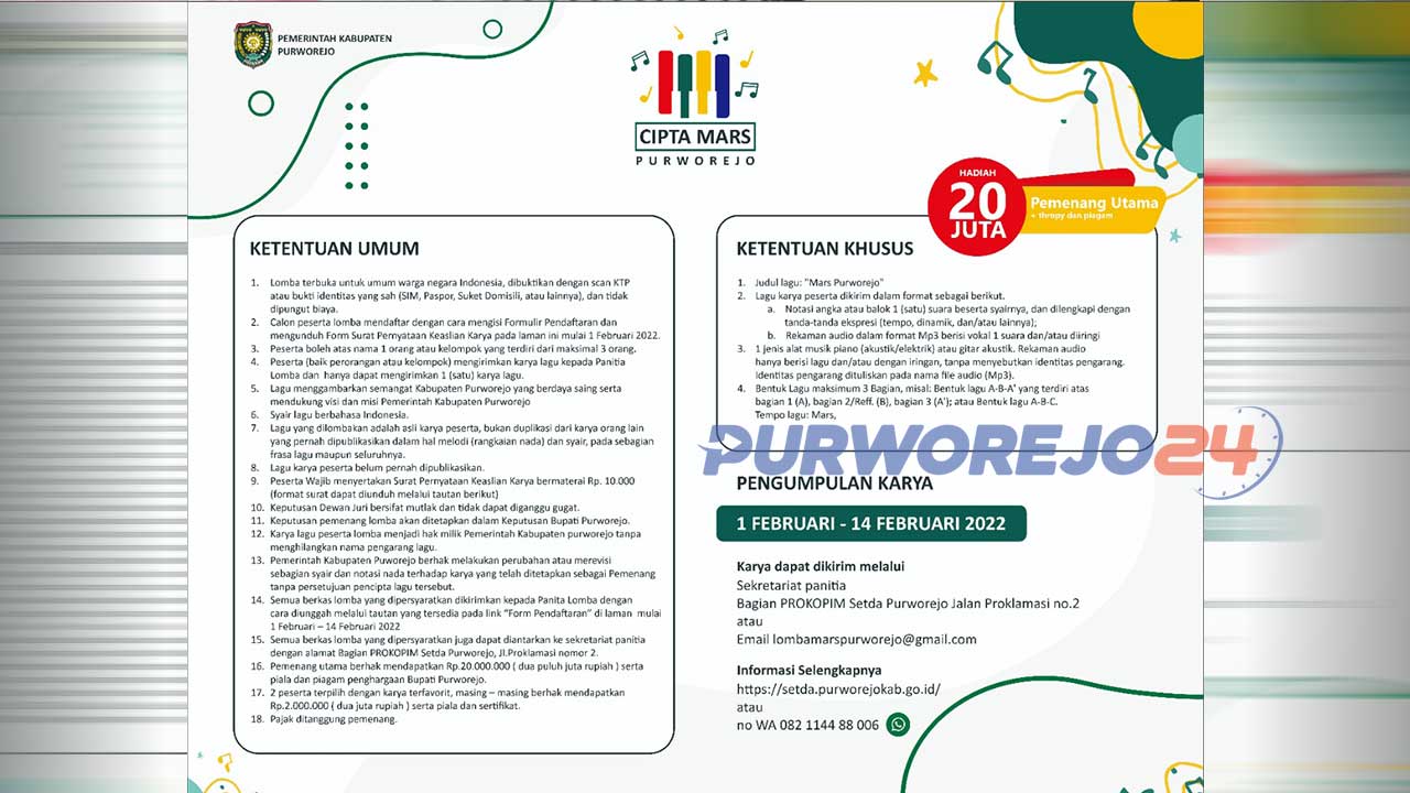 Lomba Mars Purworejo 2022