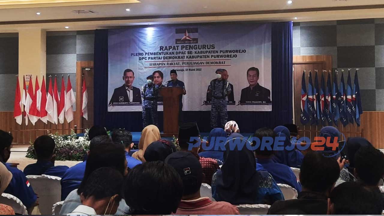 Konsolidasi Partai Demokrat di Ganeca Convention Hall, Purworejo