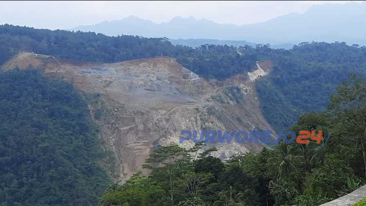 Lokasi pembangunan Proyek Strategis Nasional Bendung Bener