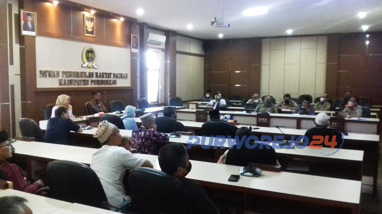 Audiensi Pappas dengan DPRD Kabupaten Purworejo, di ruang rapat gedung B DPRD Purworejo, pada Senin, 4 April 2022.