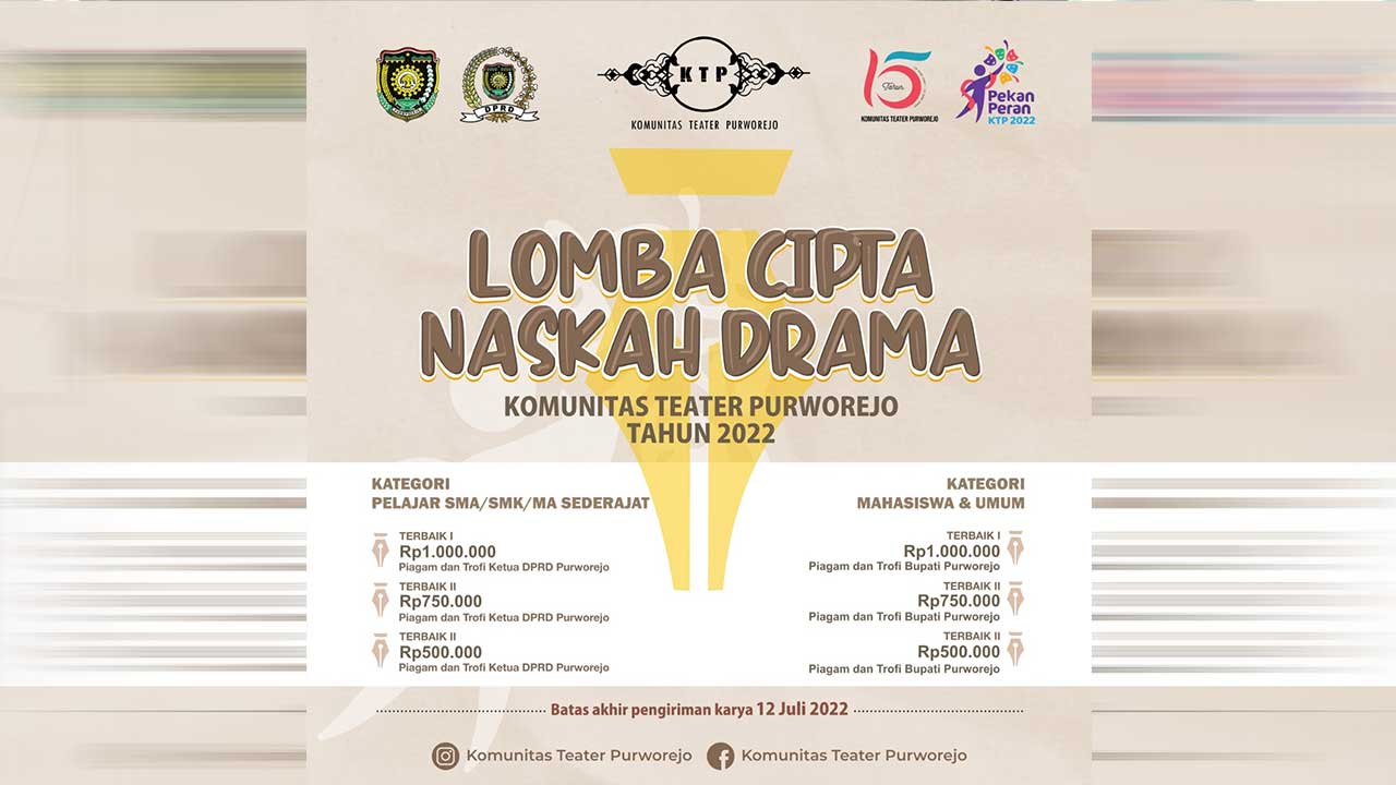 Lomba Cipta Naskah Drama KTP