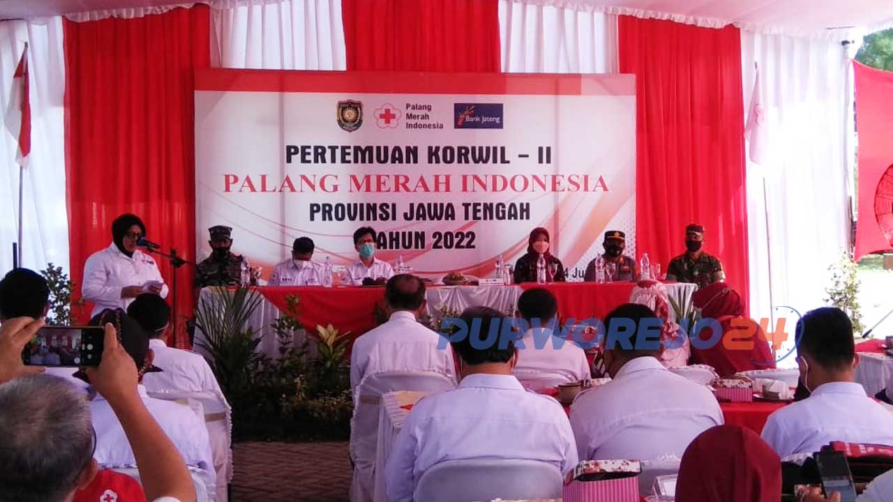 Rapat Koordinasi PMI Bakorwil ll Eks Karesidenan Kedu dan Surakarta