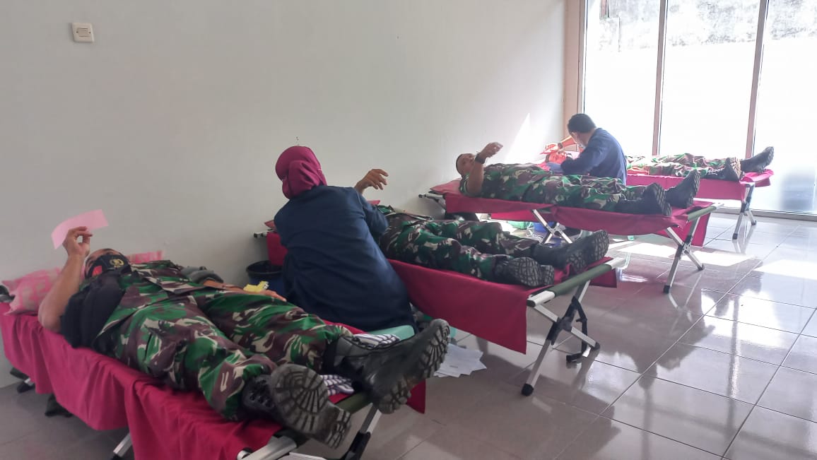 Kegiatan donor darah di Kantor BNI Purworejo