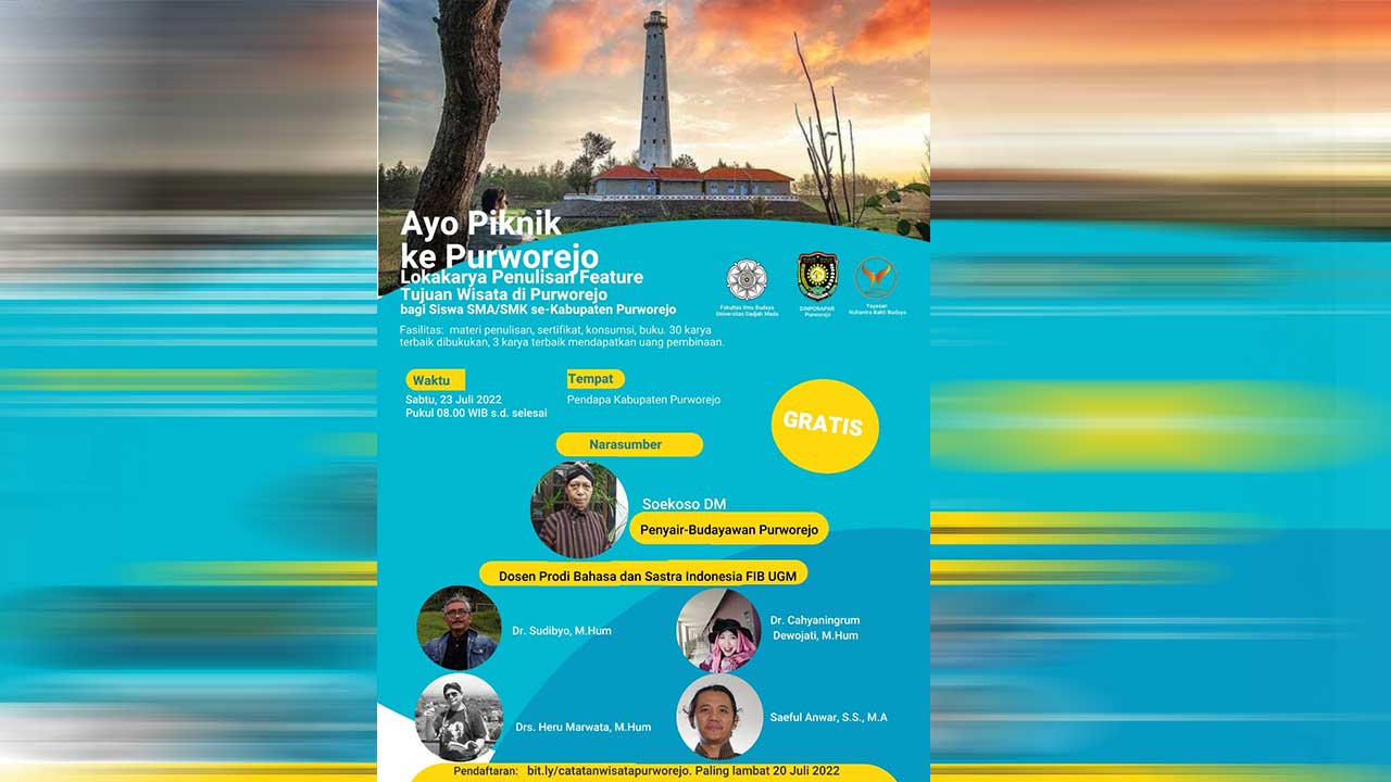 Lokakarya Penulisan Feature Wisata Untuk SMA-SMK se-Kabupaten Purworejo