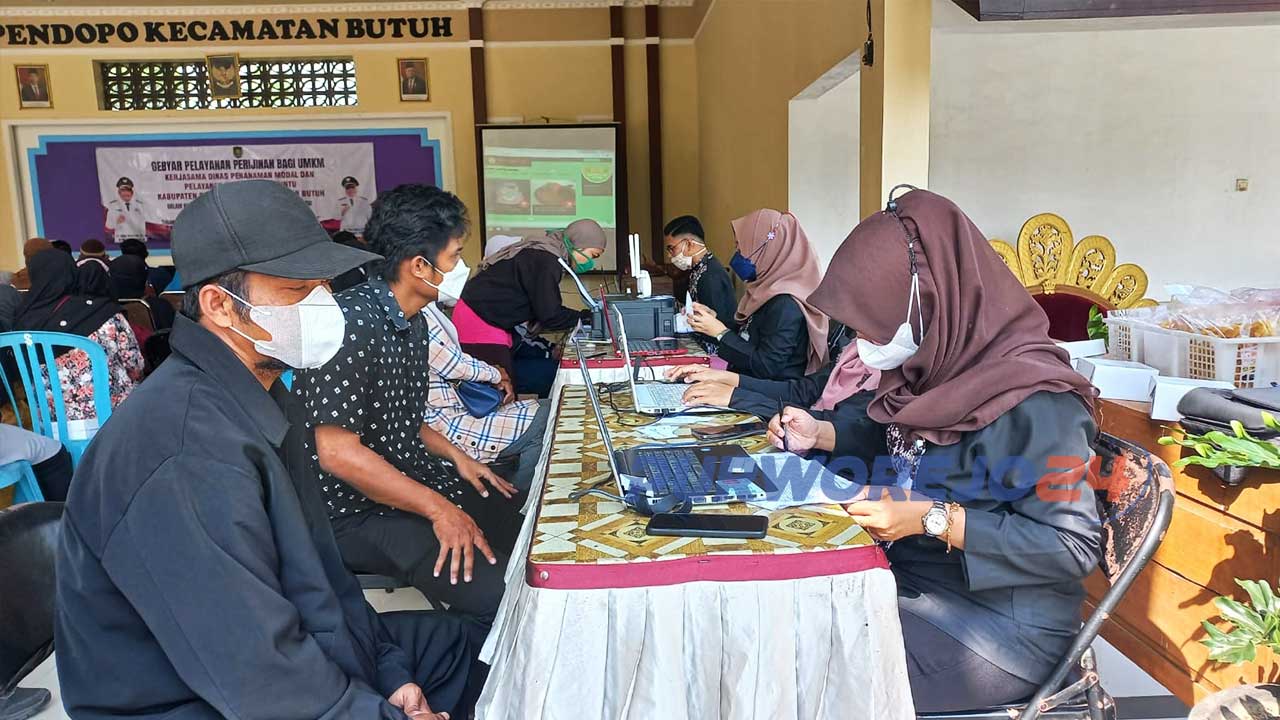 Sebanyak 72 UMKM di Kecamatan Butuh Kabupaten Purworejo difasilitasi pembuatan Nomor Induk berusaha